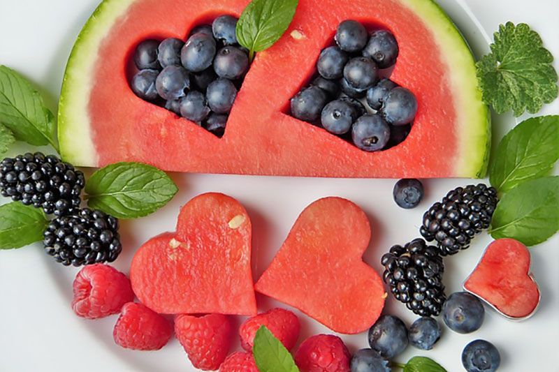 fruit hearts